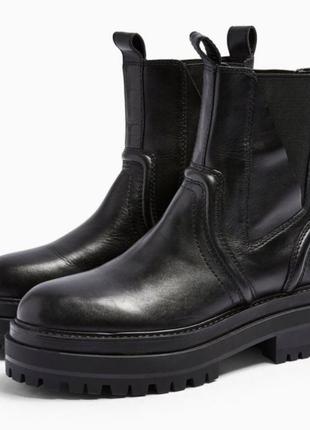Ботинки кожа topshop