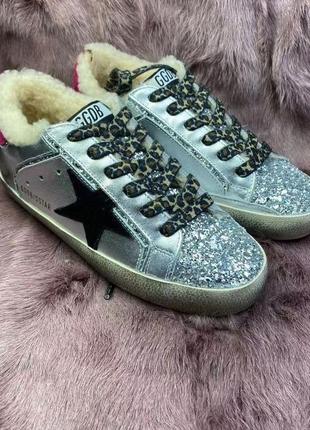 Зимние кроссовки  с мехом