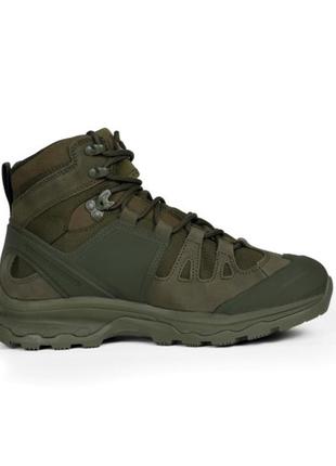 Ботинки демисезонные salomon quest 4d23x forces 2 мембрана goretex. цвет: кайот, масло6 фото