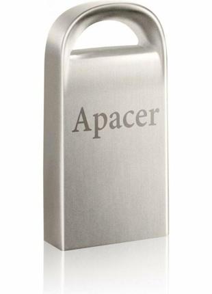 Usb флеш-накопитель, флешка apacer usb2.0 ah115 32gb silver(ap32gah115s-1)