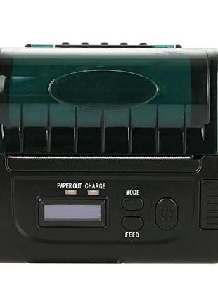 Портативный термопринтер для печати чеков zjiang pos-8002 80mm usb-wifi usb-wifi black