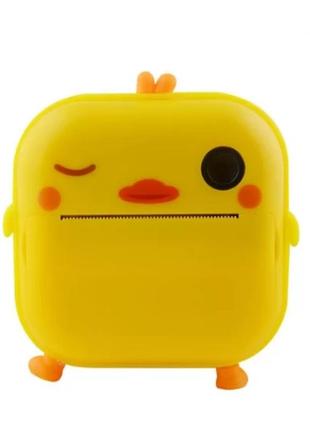 Детская фотокамера моментальной печати funny animals m2 48mp 1200mah chick
