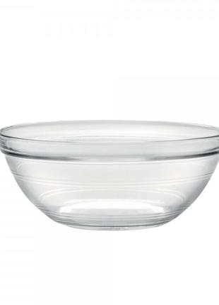 Скляний салатник duralex серії lys stackable 3450 мл / d26см (2029af06)