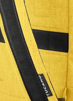 Эргономичный рюкзак для ноутбуков tucano ted 14" желтый (bkted1314-y)4 фото