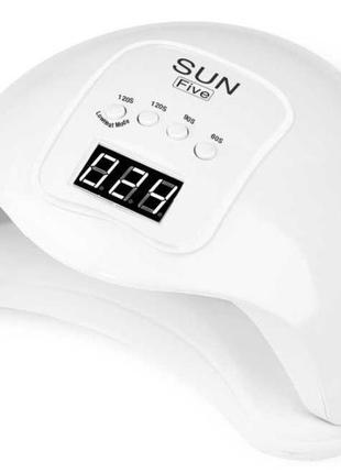 Лампа для сушки гель-лаков sun five 7033 48вт white