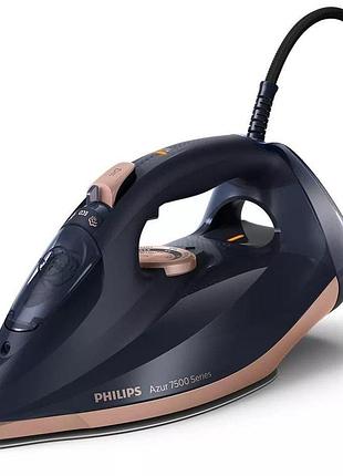 Утюг philips azur 7500 series с керамической подошвой 3200вт турбопар/постоянный пар (dst7510/80)