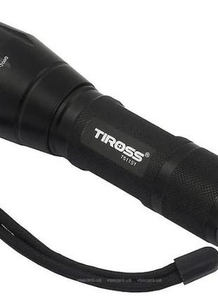 Ліхтар акумуляторний tiross ts1151 2000mah чорний