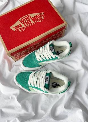 Кеди vans knu skool green