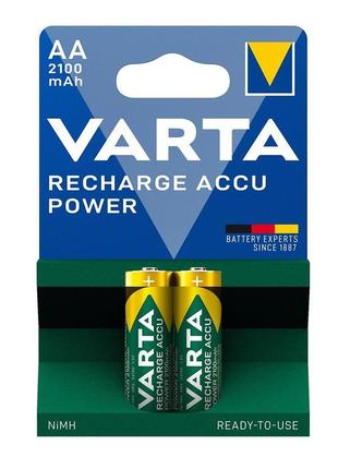 Аккумулятор varta rechargeable accu aa 2100 ма-ч bli 2 ni-mh (56706101402)