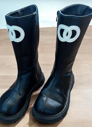 Осінні стильні сапожки на дівчинку