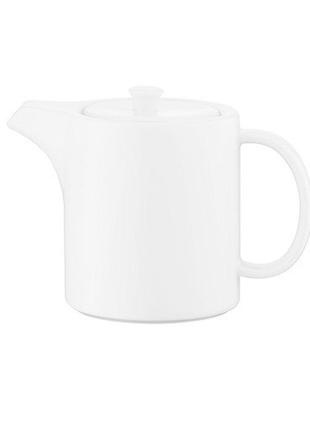 Чайник заварювальний ardesto prato ar3620p 0.4л порцеляна білий1 фото