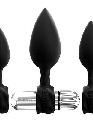 Набір анальних пробок bathmate anal training plugs vibe