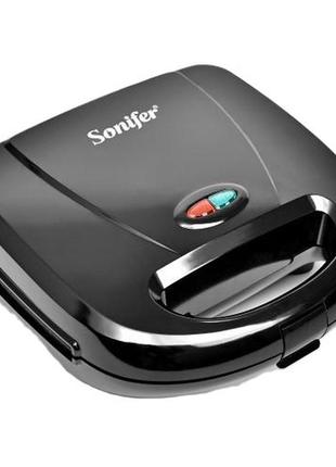 Бутербродница сэндвичница mesko ms 3 мультимейкер sonifer ww02584 5в1 (сэндвичи/гриль/вафли/пончики/орешки)032