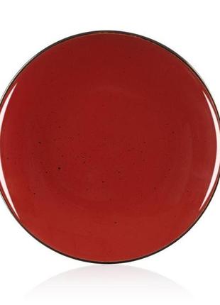 Десертная тарелка ardesto серии dessert bagheria из керамики 19 см sangria (ar2919r)