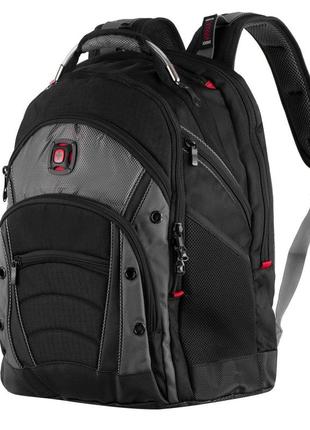 Городской рюкзак для ноутбука wenger synergy 16" с карманом для планшета черно-серый (600635)