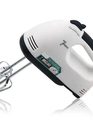 Кухонный миксер r-6633b 260w 7-speed двухстержневый белый
