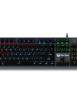 Клавиатура проводная meetion led подсветка mechanical gaming keyboard mk007