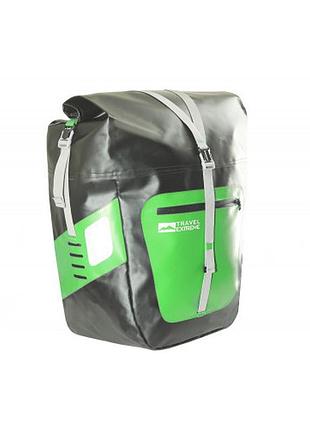 Велобаул на багажник travel extreme thunder 27l green