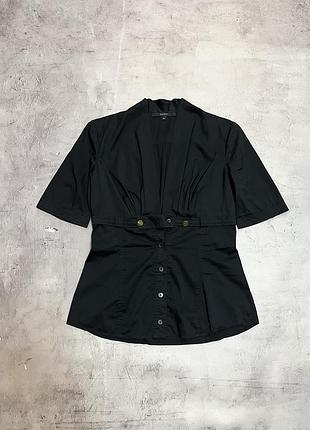 Блузка рубашка на коротком рукаве gucci by tom ford