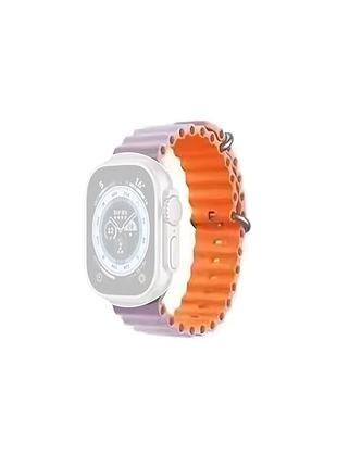 Ремешок для apple watch ocean 2-tone 38/40/41mm ocean38-32.purple-orange