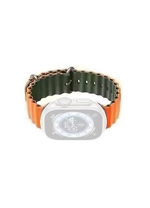 Ремешок для apple watch ocean 2-tone 38/40/41mm ocean38-23.orange-khaki
