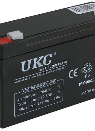 Аккумулятор ukc battery wst-12 6v 12a