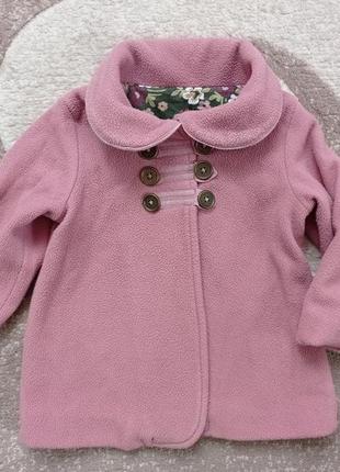 Флисовое пальто