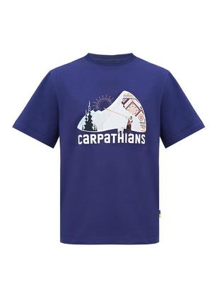 Bravery original oversize темно-синя "carpathians"футболка4 фото