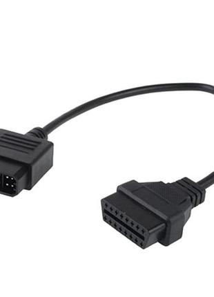 Переходник с obd2 16pin мама на nissan 14pin папа