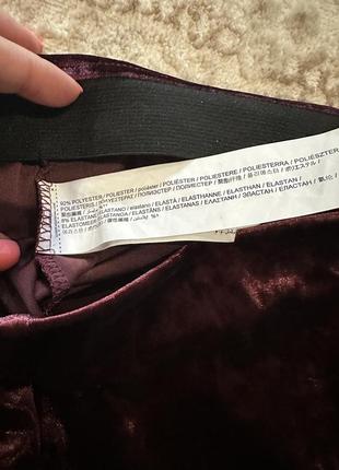 Продам бархатные велюровые бархатные брюки лосины леггинсы от mango4 фото