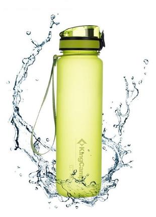 Пляшка для води kingcamp tritan bottle 1000ml light green