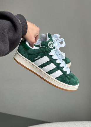 Кросівки adidas campus 00's green white