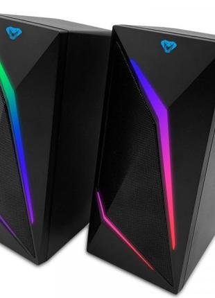 Акустическая система 2.0 media-tech mt3172 cobra pro urion bluetooth gaming 8вт led light