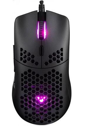 Мышка проводная modecom shinobi 3360 volcano игровая 12000dpi 6кн черная