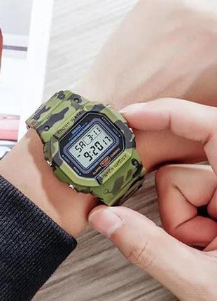Наручные часы с подсветкой skmei 1628cmgn 5 atm 44 мм camouflage5 фото