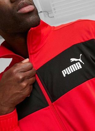 Puma спортивний костюм чоловічий poly suit all time red6 фото