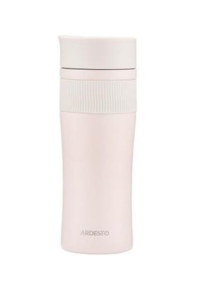 Термокухоль ardesto caldocup ar2645ls 450ml нержавіюча сталь pink