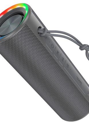 Портативная колонка hoco luster sports bt speaker hc20 bt5.2 tws/fm/usb/tf/aux 20w 5ч серый