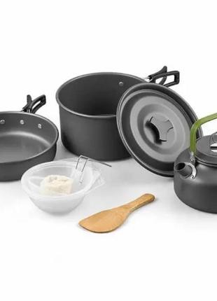 Набор туристической посуды cooking set ds-308 8148