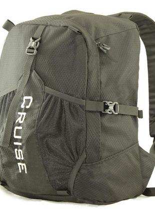 Велобаул с карманом для велошолома tactical extreme cruise 50l black