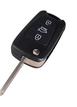 Выкидной ключ, корпус под чип, 3кн, hyundai
