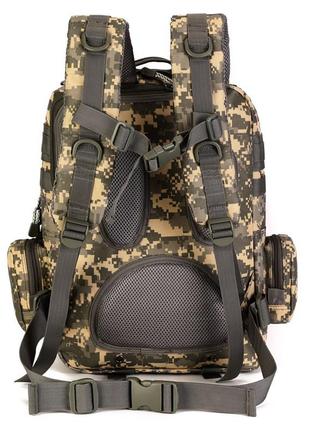 Рюкзак тактический военный штурмовой protector plus s431 30л с системой molle pixel камуфляж3 фото