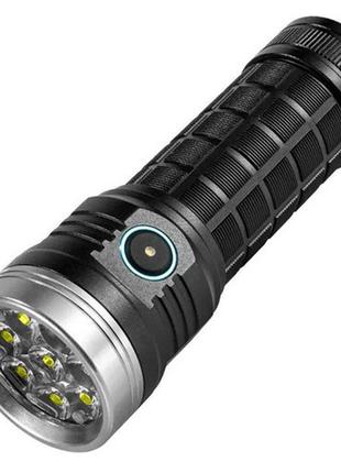 Фонарь ручной high power flashlight w5185-8xhp360 usb черный