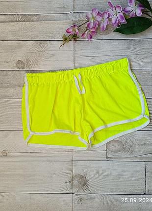 Шорти короткі салатові  неонові яскраві