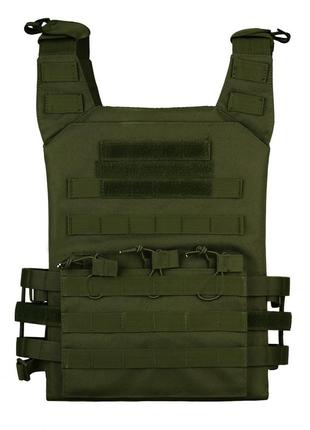 Жилет тактический военный плитоноска / разгрузка protector plus z510 с системой molle green