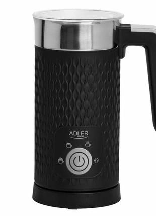 Вспенитель молока с подогревом adler ad 4494 500w black