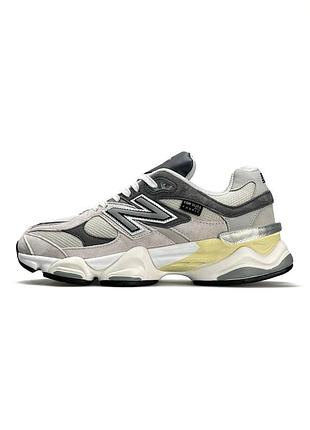 Водовідштовхуючі чоловічі замшеві сірі кросівки new balance 9060 🆕 нью баланс 9060