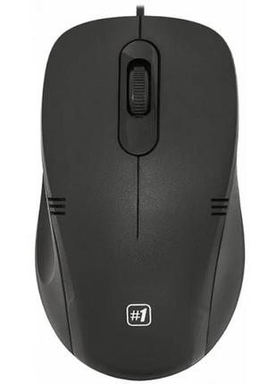 Мишка defender mm-930 дротова 3кн 1200dpi чорна