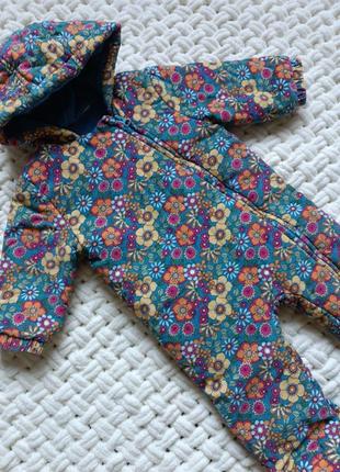 Суцільний демі комбінезон next для дівчинки 9-12 місяців