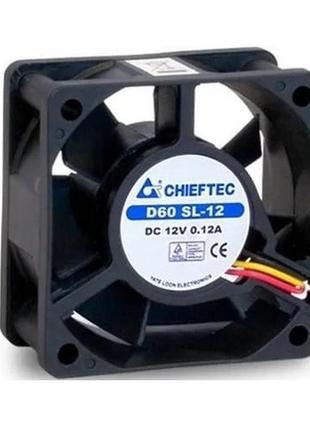 Вентилятор для корпусу chieftec af-0625s 60mm 3 pin molex